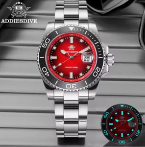 ADDIESDIVE Watch Quartz Watch For Men Stainless Steel Watches Mens Watch - Picture 1 of 6