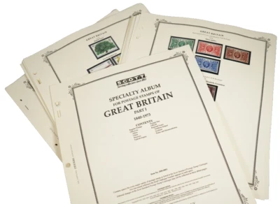 GREAT BRITAIN 1930s–1980s COLLECTION OF 650 STAMPS ALL MINT IN HINGELESS MOUNTS - Image 1 of 4