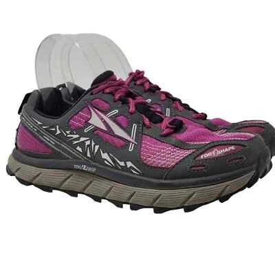 ALTRA Lone Peak 3.5 Trail Running Shoes Purple Gray AFW1755F-1 Women's US 6 - Image 1 of 4