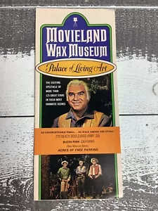 Brochure Museo delle Cere Movieland vintage - Foto 1 di 3