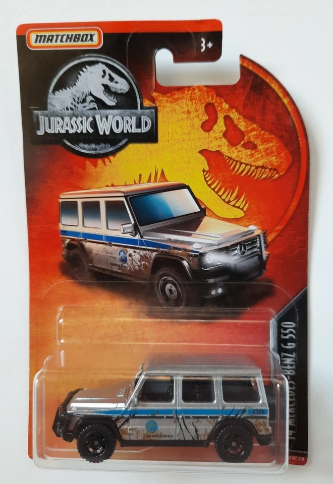 MATCHBOX serie Jurassic World modellino `14 Mercedes-Benz G 550 Mattel maclama - Immagine 1 di 4