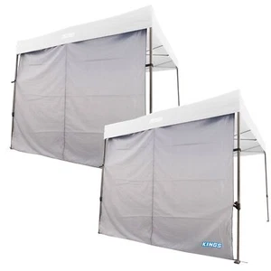 2x Adventure Kings Gazebo Side Wall 2.85x2.85m Waterproof Portable - Picture 1 of 9