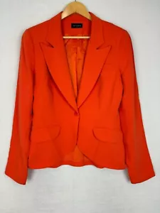 Tim Oconnor Womens Jacket Size 12 Single Breasted Lined Acetate Career Blazer - Picture 1 of 9