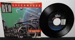 REO SPEEDWAGON I DO' WANNA KNOW/ROCK 'N ROLL STAR (VG+) 34-04659 45 RECORD - Picture 1 of 2