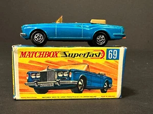 Matchbox Superfast No. 69 Rolls Royce Silver Shadow with Original Box, Near Mint - Picture 1 of 13