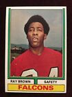1974 Topps #514 Falcons Ray Brown Football Card