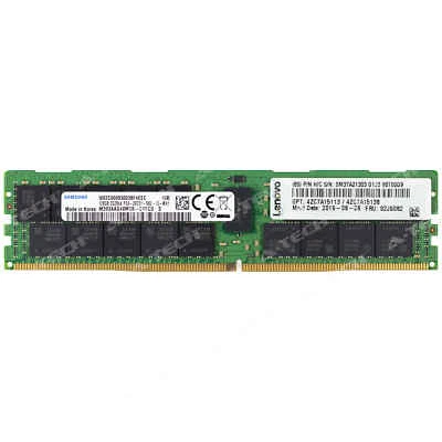 IBM-Lenovo 128GB DDR4-2933 RDIMM 4ZC7A15113 4ZC7A15138 02JG082 Server Memory RAM - Image 1 of 2