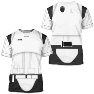 Stormtrooper, Star Wars 3D T-Shirt - Halloween Cosplay Star Wars Kostüm T-Shirt - Bild 1 von 6