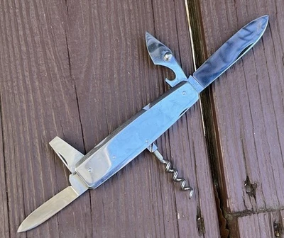 J.A. Cuchillo de bolsillo Henckels Bartender multiherramienta sacacorchos acero inoxidable Alemania Foto 1 de 4