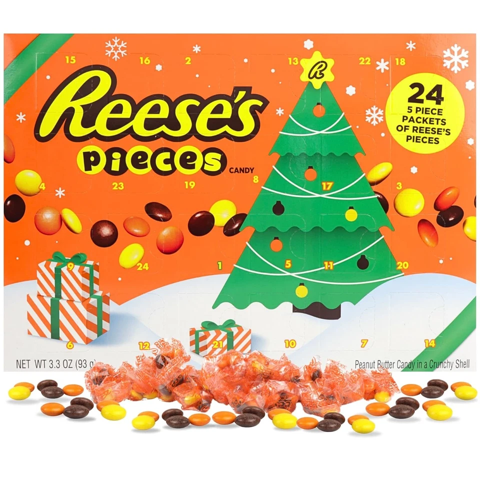 Galerie Reese's Pieces Chocolate Advent Calendar 2025 Countdown to Christmas wi