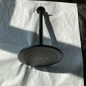 Graff Rain Showerhead and Arm ARCHITECTURAL BLACK G-8311P-BK G2 - Picture 1 of 7