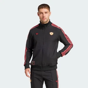 adidas Performance AU Men Football Manchester United Terrace Icons Track Top - Picture 1 of 9