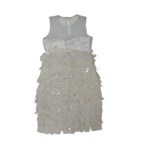 Paule Ka Women's A-Line Dress Ivory UK Size 10 HW - Picture 1 of 10