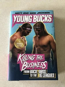 SIGNED Matt and Nick Jackson Young Bucks "Killing The Business" Autographed Book - Picture 1 of 10