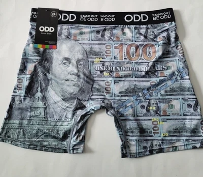 ODD SOX долларовые банкноты боксера бриф 1шт размер L XL наличные деньги нижнее белье - Изображение 1 из 4