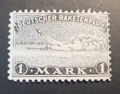 02 - Luftpost Raketenpost 1 Mark * Deutscher Raketenflug  - Bild 1 von 3
