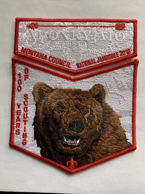 Boy Scouts Montana Council Apoxky Aio 2010 National Jamboree Flap and Bottom - Image 1 of 4