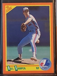1990 Bill Sampen 79T - Montreal Expos Score Traded MLB - Picture 1 of 2