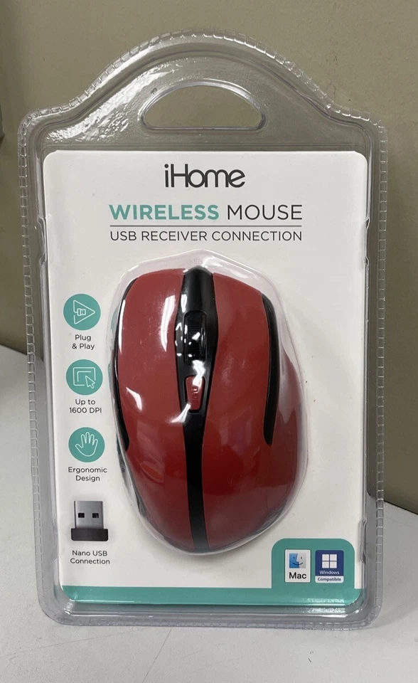 New iHome Wireless Mouse for Mac & PC Windows New - Image 1 of 4