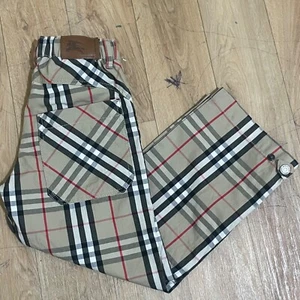 Burberry pants nova check AUTHENTIC Trouser kids BOY cotton size 4Y - Picture 1 of 24