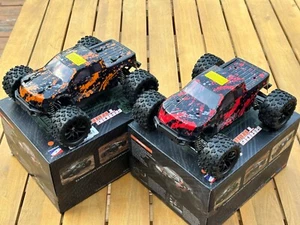 Bundle of 2 Cars, HAIBOXING 1:18 Scale RC Car 18859, 4WD ORANGE and RED ( NEW) - Picture 1 of 6