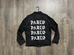 Levi's The Life of Pablo TLOP Kanye West YE Yeezy DONDA schwarze Truckerjacke - Bild 1 von 4