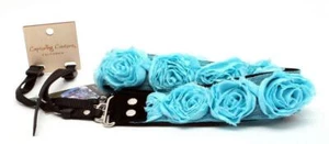 New Capturing Couture Organza SLR/DSLR Couture Camera Strap (Aqua, 1.5") #19902 - Picture 1 of 1