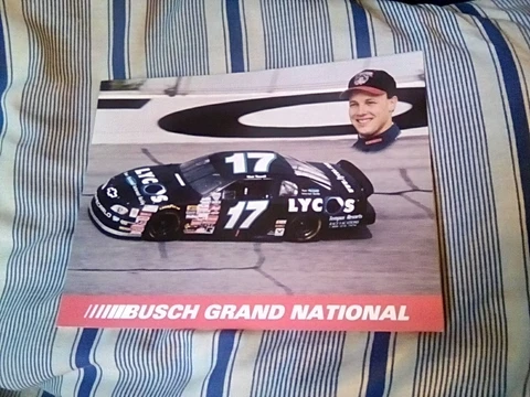1998 MATT KENSETH #17 LYCOS NASCAR POSTCARD Cover