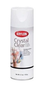 Krylon Crystal Clear Acrylic Coating Aerosol Spray 6 oz can - Picture 1 of 1