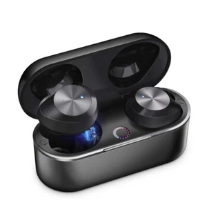 Aluminum Alloy Wireless Bluetooth Headphones Noise Reduction Waterproof Earbuds - Picture 1 of 10