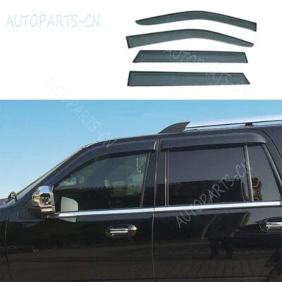 For Lincoln Navigator 2004-2017 side window sun visor rain shield 4pc - Image 1 of 4