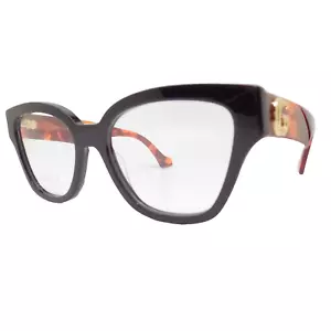 Gucci GG1424O 007 Black Havana 54mm New RX Eyeglasses Frames Authentic - Picture 1 of 4