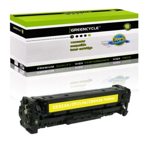 1PK CB542A Yellow Toner For HP 125A LaserJet CM1300 CM1312 CM1312nfi CM1312 MFP - Picture 1 of 23