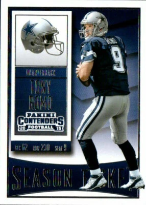 2015 Panini Contenders Football #87 Tony Romo Dallas Cowboys - Image 1 of 2