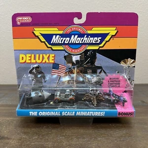 1991 Micro Machines Space Deluxe Edition Apollo Capsule Moon Rover Lunar Module - Picture 1 of 18