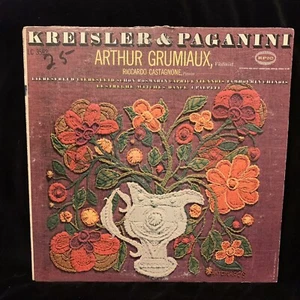 ARTHUR GRUMIAUX violin - KREISLER & PAGANINI - Castagnone - EPIC LC 3592 LP 1959 - Picture 1 of 4