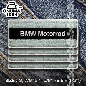 4x BMW Motorrad Patch Iron on Jacket Tshirt DIY Outfit Motorcycle Adventure - Picture 1 of 1