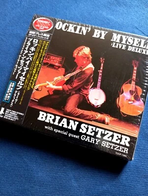 Brian Setzer "Rockin' by myself -Live Deluxe" (Japan 1st press 1993) CD/OBI,Neu - Bild 1 von 4