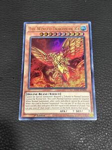 YuGiOh! The Winged Dragon of Ra (LED7-EN000) 1st Ed - Ultra Rare - Alt Art - NM