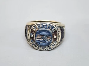 Seattle Seahawks Sterling Silver Men's Size 9 Super Bowl Ring XLVIII Champions - Picture 1 of 19