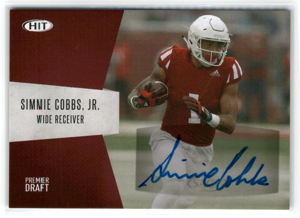 Autógrafos 2018 SAGE HIT Football Premier Draft (preto, vermelho) - Escolha um cartão autografado - Imagem 1 de 1