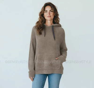 Brunello Cucinelli Cachemira Metálica Peluche Sudadera Top Suéter Talla M Foto 1 de 4