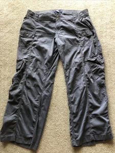 Hollister Low Rise Baggy Cargo XXL Hose grau 2XL Stretch 42x30 Gummizug Komfort - Bild 1 von 8