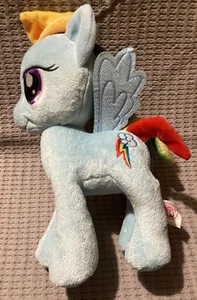 RAINBOW DASH My Little Pony Plush 2013 Glitter Wings by Hasbro/Aurora World 12” - Picture 1 of 15