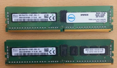 SK Hynix 8GB 2Rx8 DDR4 PC4 2133P ECC RDIMM Server Memory RAM HMA41GR7MFR8N-TF - Image 1 of 2