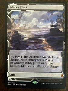 MTG Marsh Flats EXPEDITION FROM Zendikar Rising. NM. 006/030 - Picture 1 of 2