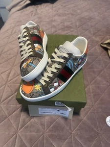 Gucci ACE Disney Donald Duck Monogram Women Size 35,5 - Imagen 1 de 8