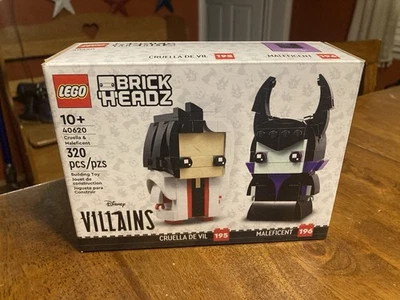 LEGO BRICKHEADZ: Cruella y Maléfica (40620) Nuevo Precintado Foto 1 de 2