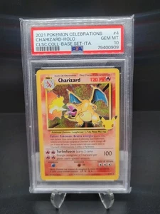 Italian Pokemon 25th Anniversary PSA 10 Charizard - Picture 1 of 1