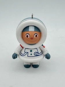 Hallmark 2012 Mystery Ornament - Astronaut Frosty White / Blue - Bild 1 von 6